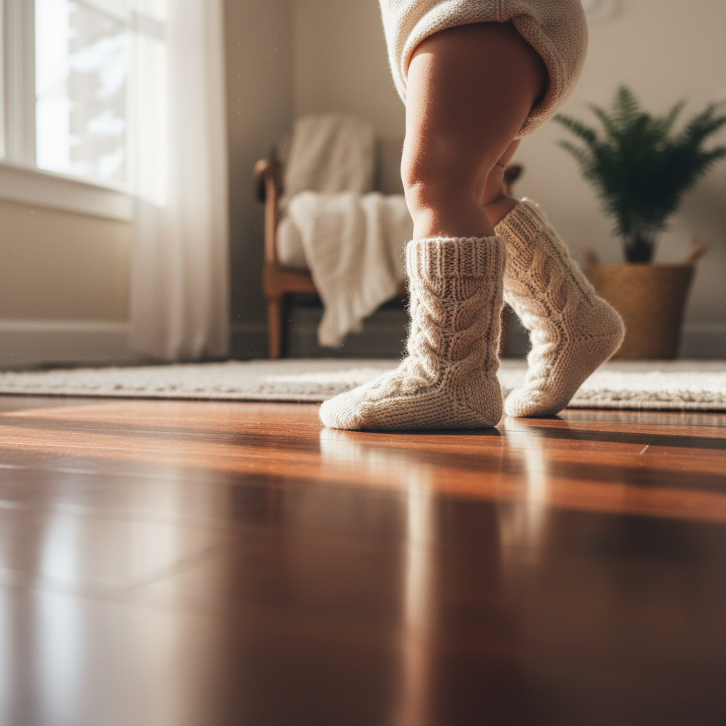 Hoe helpen anti-slip sokken bij het omgaan met onverwachte gladheid thuis?